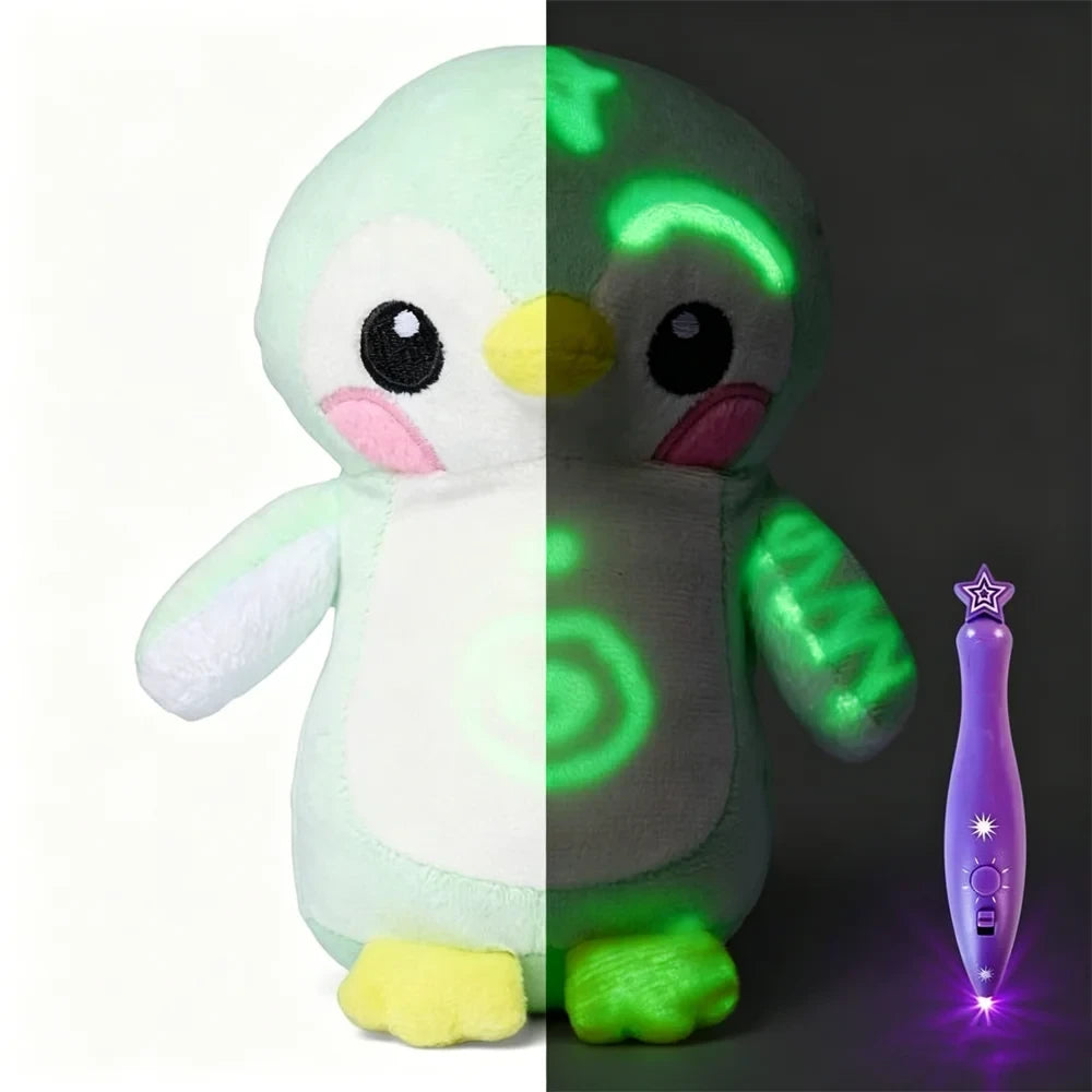 Glow in the Dark Doodle Plush Doll