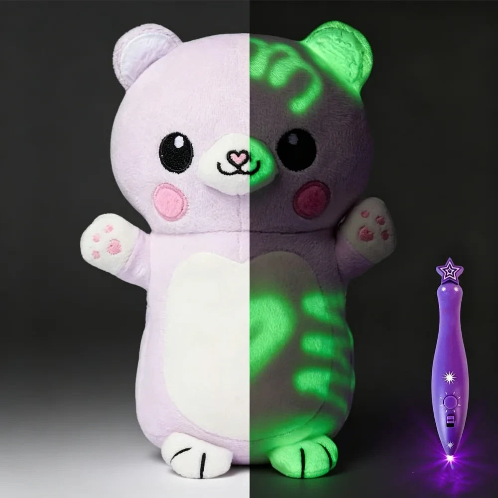 Glow in the Dark Doodle Plush Doll