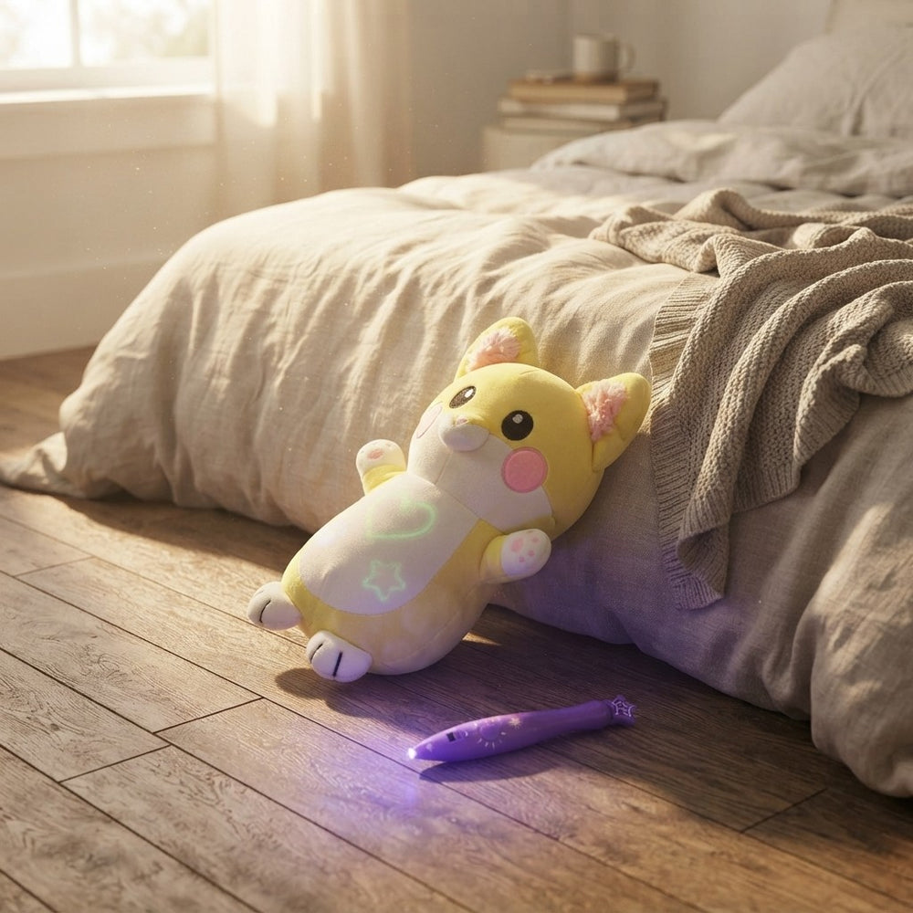 Glow in the Dark Doodle Plush Doll