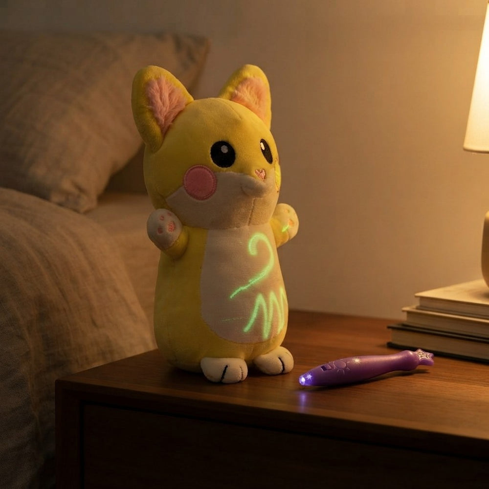 Glow in the Dark Doodle Plush Doll